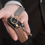 Personalised Wooden And Leather Keyring – Custom Gift, thumbnail 3 of 6