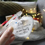 Always In Our Hearts In Memory Feather Bauble, thumbnail 3 of 9