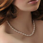 Swarovski Pearl And Diamante Wedding Necklace, thumbnail 2 of 3