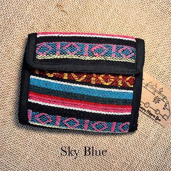 Handmade Boho Cotton Surfer Wallet, 7 of 12