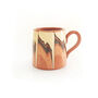 Stoneware Tea Mug Or Tankard In Black And Beige Colour, thumbnail 5 of 5
