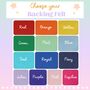 Personalised Liberty Floral Fabric Badge, thumbnail 2 of 4