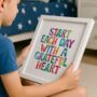 'Start Each Day With A Grateful Heart' Print, thumbnail 1 of 5