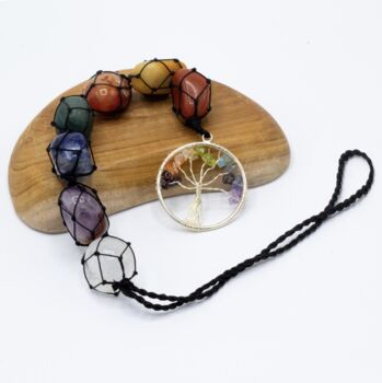 Chakra Gemstone Hanging Decoration | Tree Of Life, 4 of 4