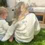 Personalised Back Embroidered Childrens Cricket Jumper, thumbnail 1 of 12