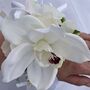 White Orchid Wrist Corsage, thumbnail 10 of 11