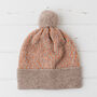 Lambswool Knitted Scatter Pom Pom Hat, thumbnail 9 of 12