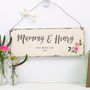 Personalised Mothers Day Floral Sign, thumbnail 3 of 5