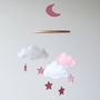 Personalised Cloud Star And Moon Baby Mobile, thumbnail 5 of 9