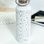 Terrazzo Thermal Water Bottle With Bamboo Lid, thumbnail 5 of 8