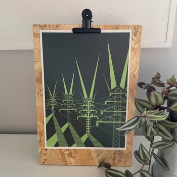 Navy Pylon Art Print, 2 of 6