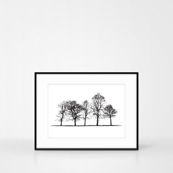 Trees Screen Print, 2 of 4