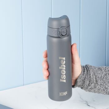 Personalised Ion8 Steel Drinking Water Bottle, 3 of 8