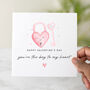 Key And Lock Pun Valentine's Day Card, thumbnail 1 of 3