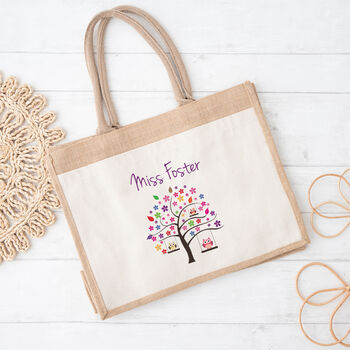 Personalised Teacher Tree Lunch Bag, 2 of 3