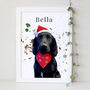 Personalised Pet Dog Portrait Print Gift, thumbnail 6 of 12