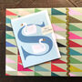 Mini S For Swans Card, thumbnail 1 of 5