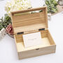 Classic Script Wedding Cards Post Box Chest, thumbnail 2 of 4