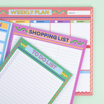 A4 Weekly Activity Planner Pad, 2 of 4