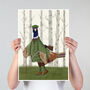 Pheasant Shooting Six, Art Print Framed Or Unframed, thumbnail 1 of 7