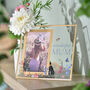 Wonderful Mum Floral Glass Photo Frame Gift, thumbnail 4 of 4
