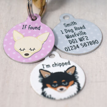 Chihuahua Personalised Dog ID Tag, 11 of 12
