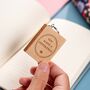 Personalised Teacher Gift Little Book Wooden Keyring, thumbnail 7 of 12