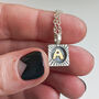 Handmade Silver And Gold Inital Charm Pendant Necklace, thumbnail 1 of 11