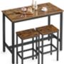 Brown Breakfast Table Set With Bar Chairs For Kitchen, thumbnail 6 of 6