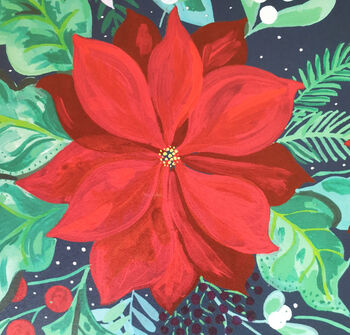 Poinsettia Wrapping Paper, 6 of 8
