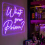 What's Your Poison? Neon Light, thumbnail 1 of 3
