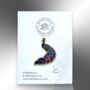 Choose Your Colour – Peacock Enamel Pin, thumbnail 5 of 12