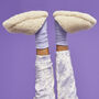 Pure Merino Wool Cocoon Slippers Mules, thumbnail 3 of 8