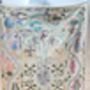 Softly Coloured Suzani Embroidered Bedspread Tapestry, thumbnail 2 of 2