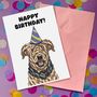 Personalised Waterside Terrier Birthday Card, thumbnail 1 of 12