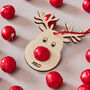 Reindeer Decoration And Bag Of Chocolate Noses, thumbnail 5 of 5
