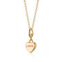18ct Gold Love Heart Sweet Charm Necklace, thumbnail 2 of 6