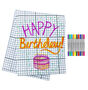 Doodle Grid Tablecloth + 10 Pens Kit, thumbnail 1 of 6