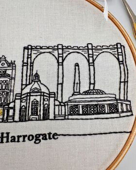 Harrogate Skyline Beginners Embroidery Kit, 4 of 8