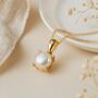 Personalised 9ct Gold Freshwater Pearl Necklace June Birthstone, thumbnail 3 of 11