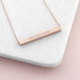 Personalised Horizontal Bar Necklace, thumbnail 2 of 8