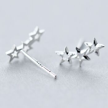 Friends Are Like Stars Christmas Star Stud Earrings, 3 of 6