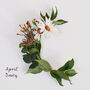 Birth Flower Wire Name Sign, thumbnail 10 of 12