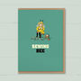 Sewing Card For Her ‘Sewing Bee’, thumbnail 3 of 4