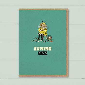 Sewing Card For Her ‘Sewing Bee’, 3 of 4