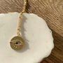 Halina Evil Eye Coin Necklace | 18 K Gold Plated, thumbnail 6 of 8