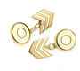 Art Deco Cufflinks Gold Vermeil, thumbnail 1 of 4