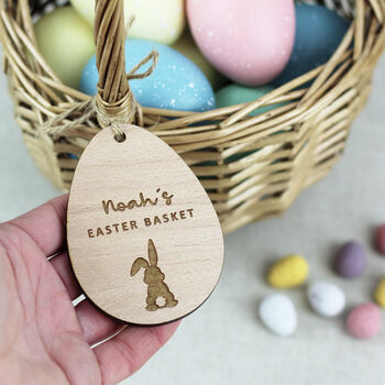 Personalised Engraved Easter Basket Tag, 7 of 7