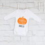Cutest Pumpkin In The Patch Halloween Baby Grow, thumbnail 2 of 4