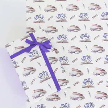 Cosy Books Gift Wrapping Paper – Enchanting Book Lover’s Wrapping Paper, 5 of 7